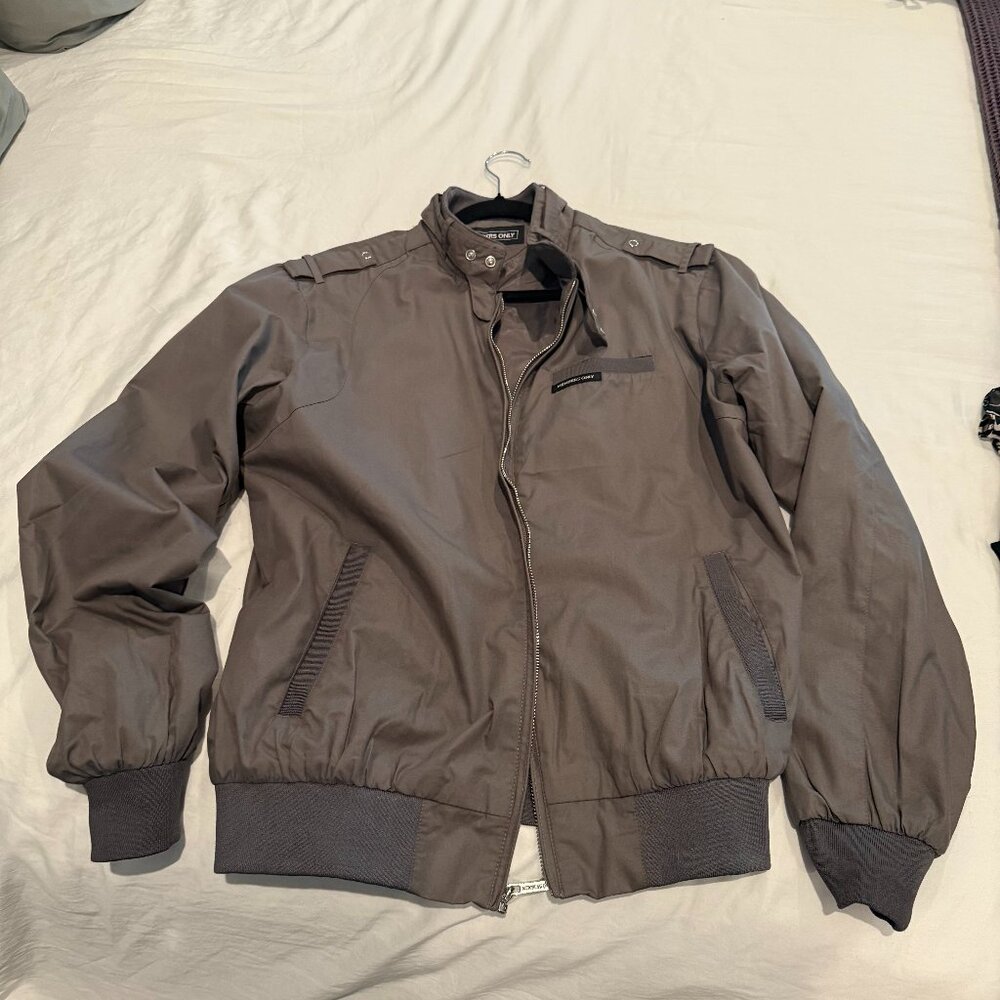 Members Only Gray Bomber Jacket